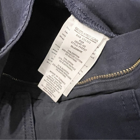 NWT NEW Good American Fit For Success Jumpsuit Navy Blue Rise Size 1 / Small - Picture 6 of 7